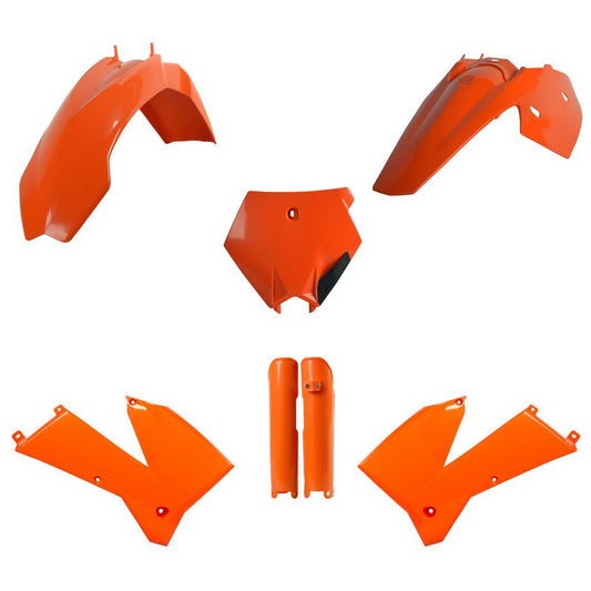 Polisport KTM Plastic Kit with Fork Guards SX SXF 2005 - 2006 EXC EXCF 05 - 2007 XC 06 - 07, Orange