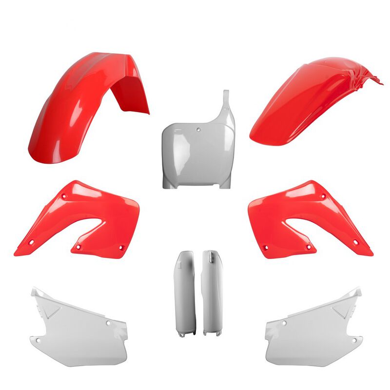 Polisport Honda Plastic Kit with Fork Guards CR 125 250 2000 - 2001, Red