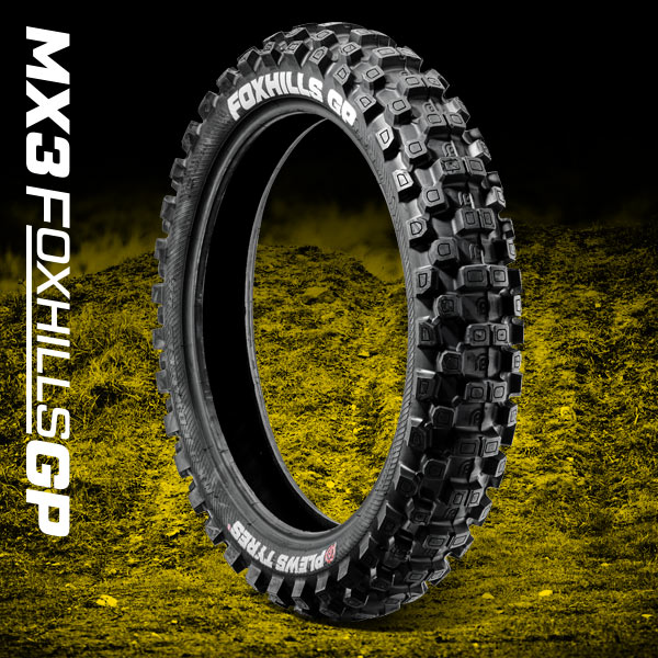 Plews Tyres MX3 FOXHILLS GP Hard Rear - 120 / 90 – 19