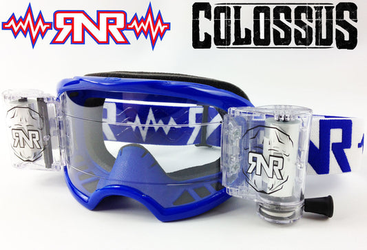 Rip n Roll Colossus WVS Roll Off Goggle, Blue