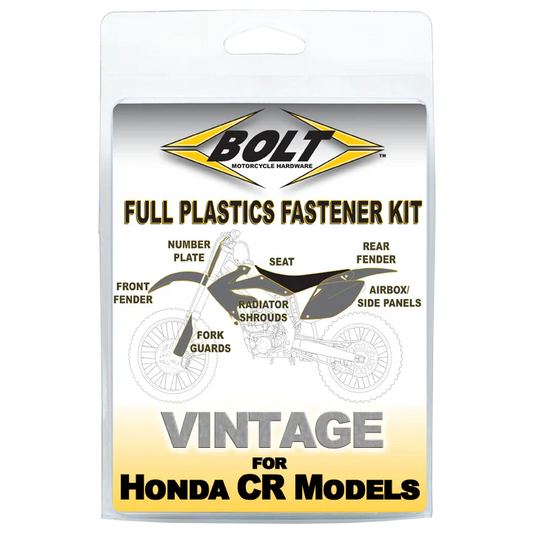 Bolt Motorcycle Hardware Honda Plastics Fastener Bolt Kit CR 125 1993 - 1997 CR 250 1992 - 1996