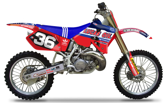 Enjoy Manufacturing Honda Graphics Kit CR 125 1995 - 1997 CR 250 95 - 1996, Troy Lee Designs Lucas Oils