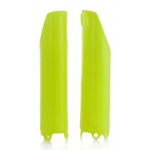 Polisport Honda Fork Guards CR 125 250 2004 - 2007 CRF 250 R 450 R 2004 - 2018, Fluo Yellow