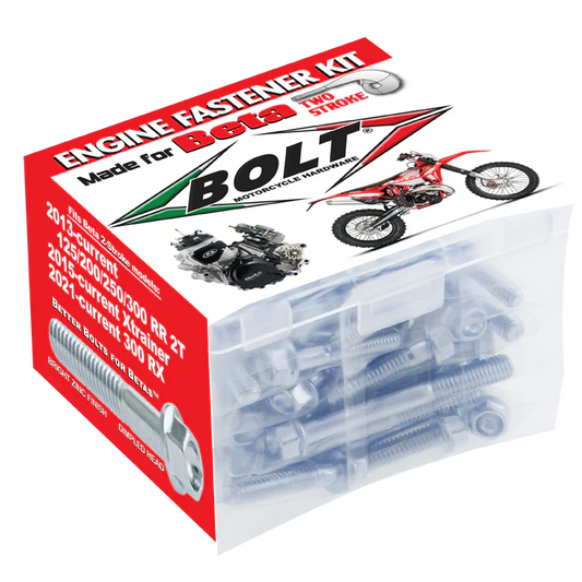 Bolt Motorcycle Hardware Beta Engine Fastener Bolt Kit RR X Trainer RX 2 strokes 125 - 300 2013 - 2024