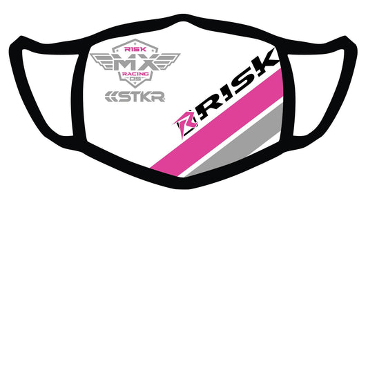 Risk Racing Face Mask Team Pink