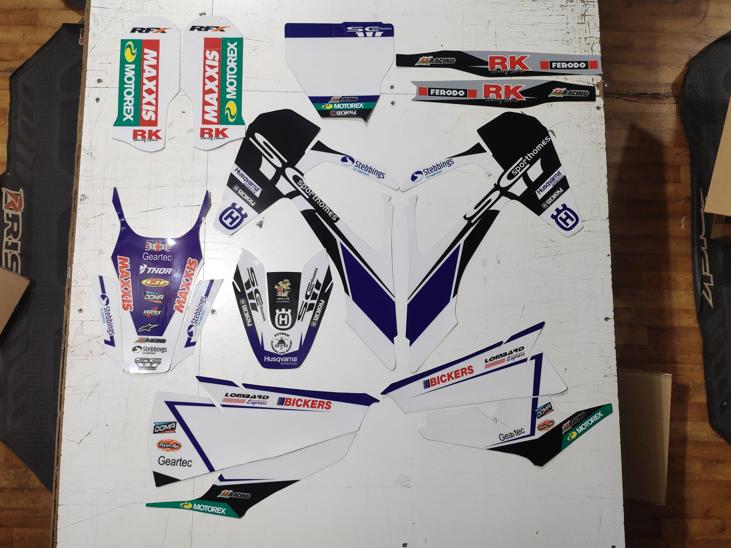 Enjoy Manufacturing Husqvarna Graphics Kit TC FC 2019 - 2022, SC Sport Homes