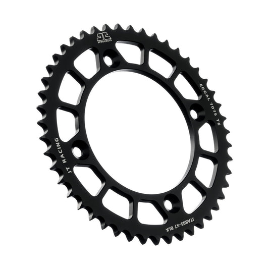 JT Sprockets Aluminium Rear Sprocket KTM SX 85 2004 - 2023 Husqvarna TC 85 2015 - 23 Gas Gas MC 85 2021 - 23, Black, 47T