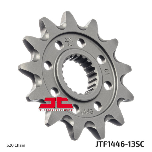 JT Sprockets Steel Self Cleaning Front Sprocket Kawasaki KXF 250 2006 - 2023, 13T