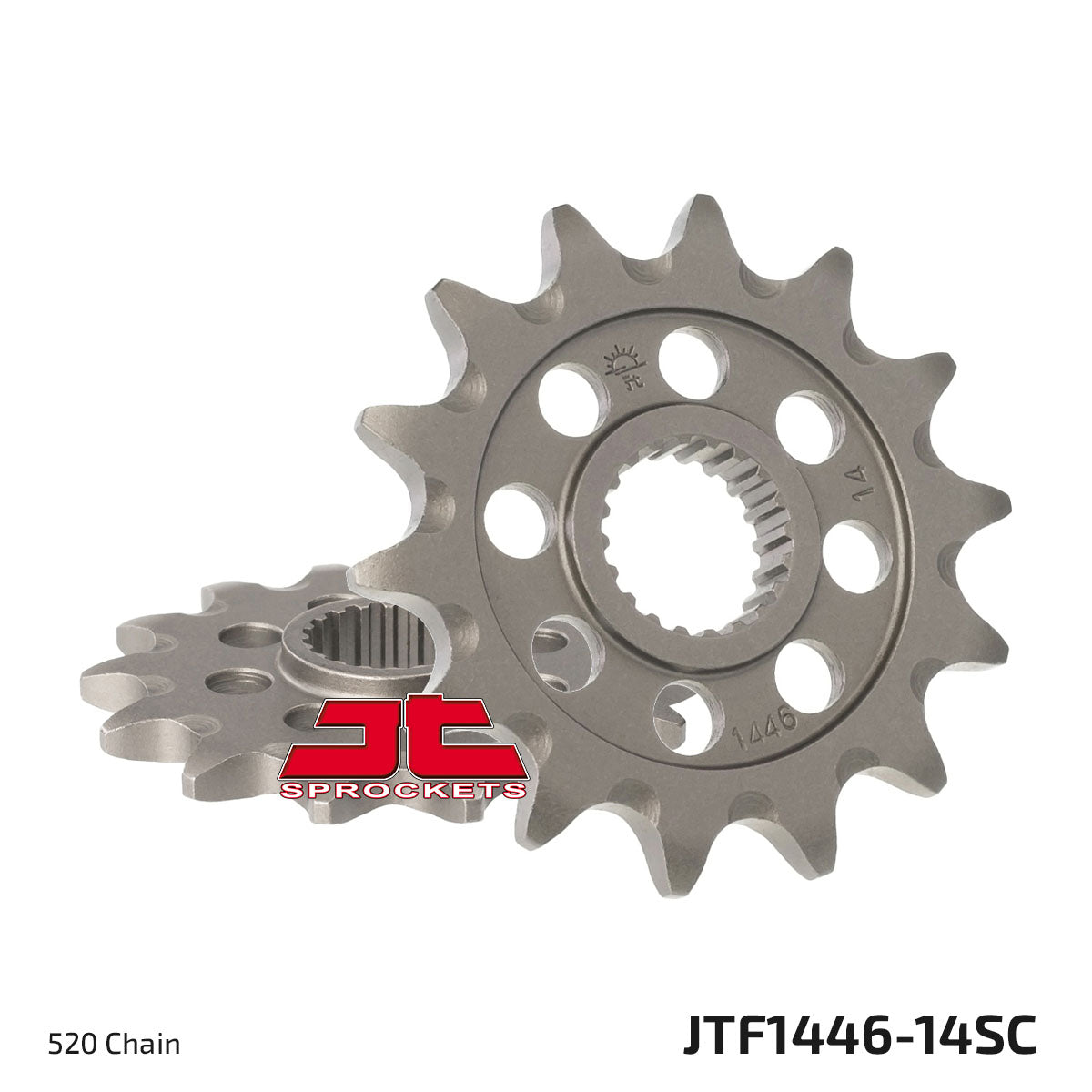 JT Sprockets Steel Self Cleaning Front Sprocket Kawasaki KXF 250 2006 - 2023, 14T