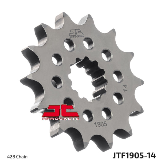 JT Sprockets Steel Front Sprocket KTM SX 85 2018 - 2023 Husqvarna TC 85 18 - 23 Gas Gas MC 85 2021 - 23, 14T