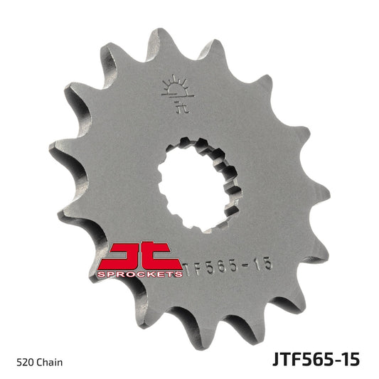 JT Sprockets Steel Front Sprocket Yamaha YZ 250 1999 - 2021 YZF 400 1998 - 99 YZF 426 2000 - 2002 YZF 450 2003 - 21 Kawasaki KX 250 1999 - 2008, 15T