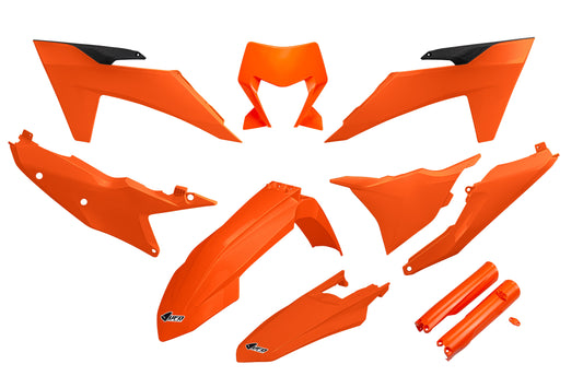 UFO Plastic Kit KTM EXC EXCF 2024, All Orange
