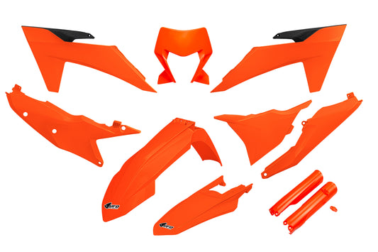 UFO Plastic Kit KTM EXC EXCF 2024 - 2025, Neon Orange