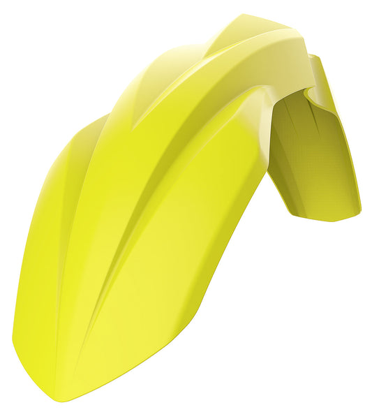 Polisport Kawasaki Front Fender KXF 250 2017 - 2022 KXF 450 2016 - 22, Fluo Yellow