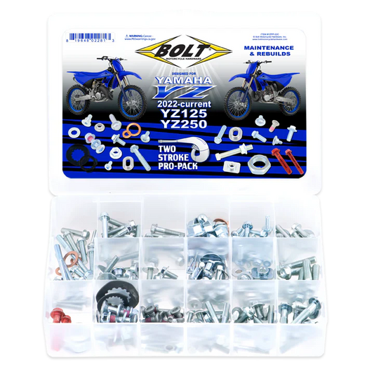 Bolt Motorcycle Hardware YAMAHA 2 STROKE Pro Pack Bolt Kit YZ 125 250 2022 - 2025