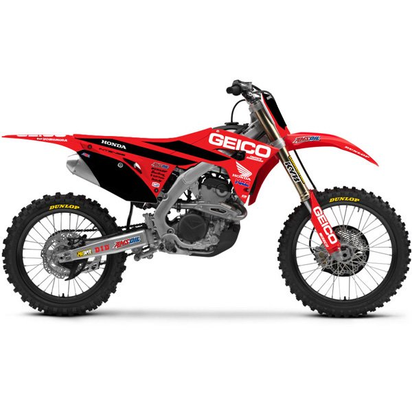 Enjoy Manufacturing Honda Graphics Kit CR 125 CR 250 2002 - 2007 Restyle, Geico