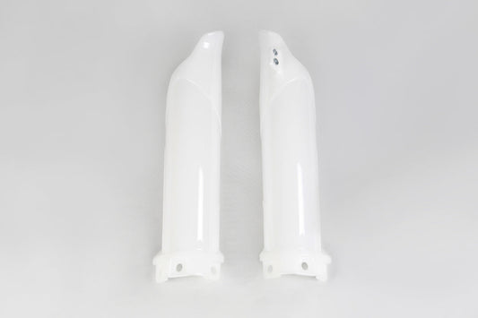 UFO Fork Guards Kawasaki KX 85 100 112 2014 - 2025, White