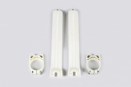 UFO Fork Guards Kawasaki KX 125 250 500 1991 - 1993, White