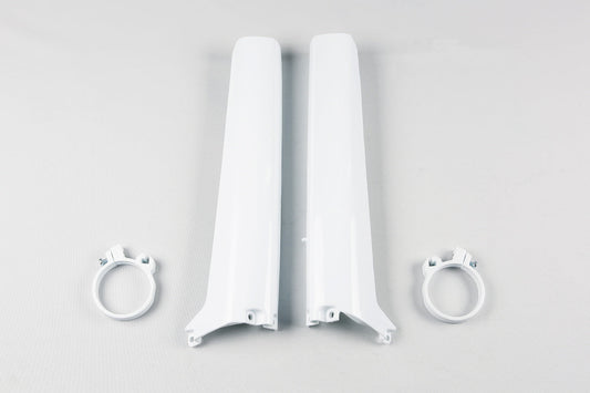 UFO Fork Guards Suzuki RM 125 RM 250 1992 - 1995, White