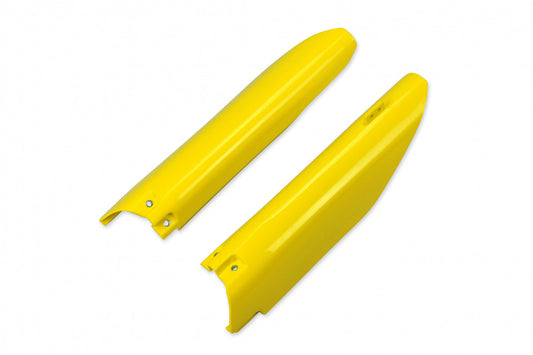 UFO Fork Guards Suzuki RM 125 RM 250 2007 - 2008 RMZ 250 RMZ 450 07 - 2025, Yellow