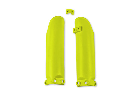UFO Fork Guards KTM SX 65 2002 - 2027 Gas Gas MC 65 2021 - 27 Husqvarna TC 65 2024 - 27, Neon Yellow