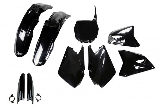 UFO Plastic Kit Suzuki RM 125 RM 250 2001 - 2008, All Black