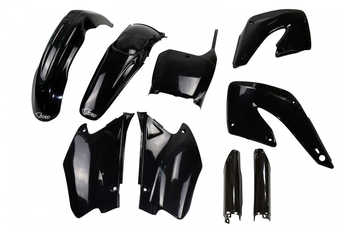 UFO Plastic Kit Honda CR 125 CR 250 2000 - 2001, All Black