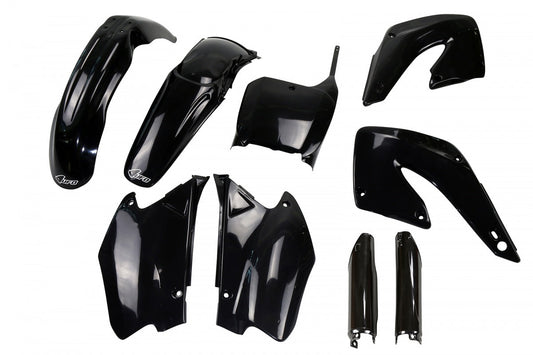 UFO Plastic Kit Honda CR 125 CR 250 2000 - 2001, All Black