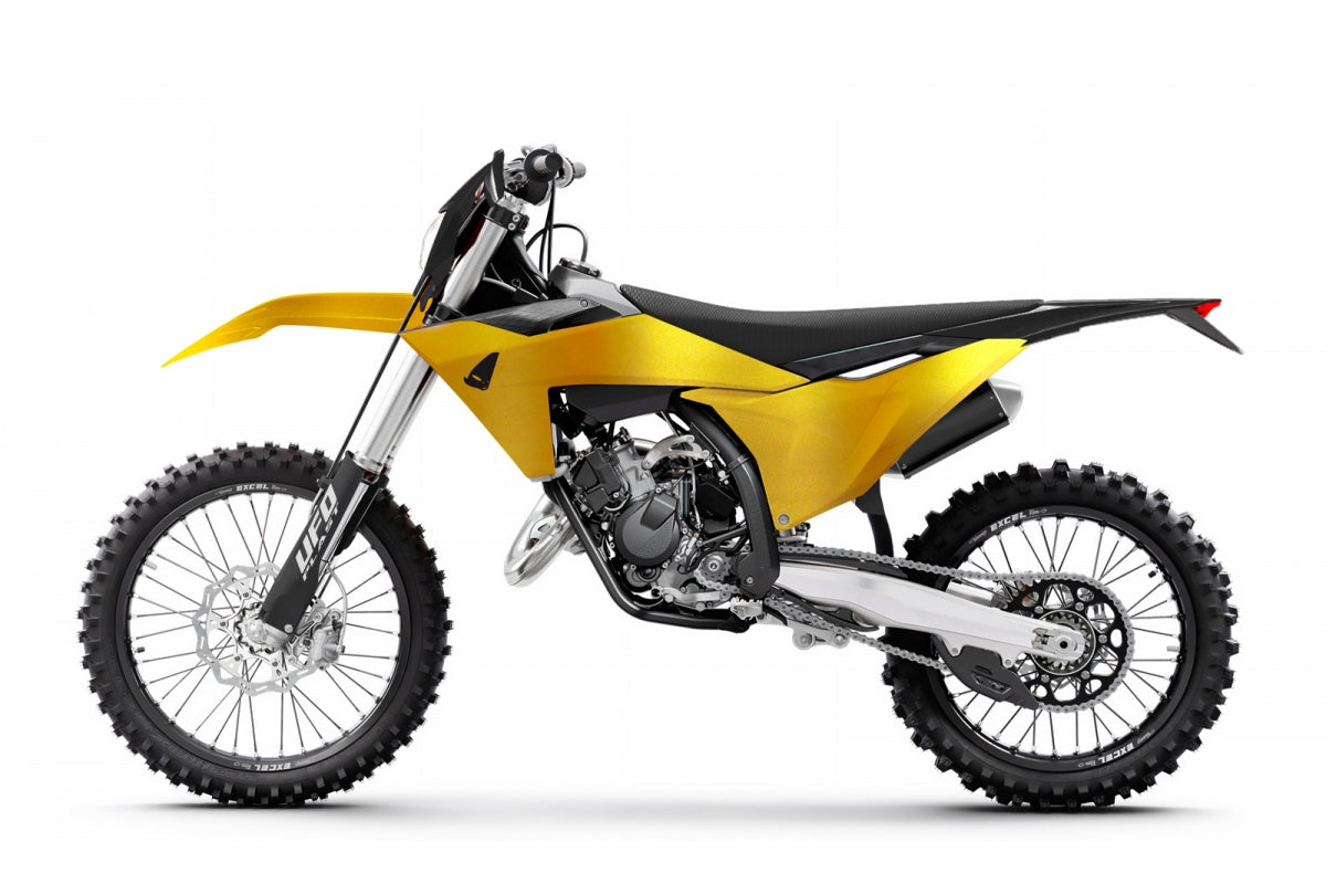 UFO Plastic Kit KTM EXC EXCF 2024 - 2025, Gold / Black