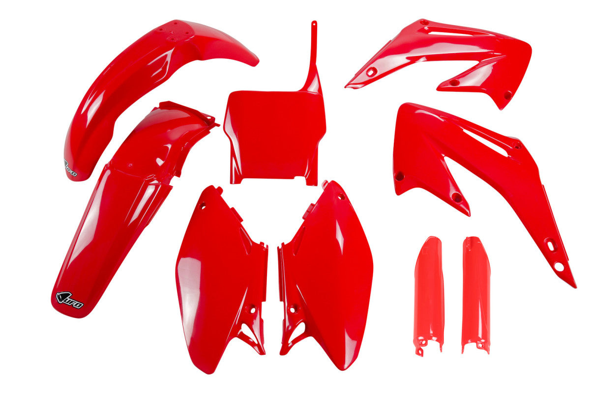 UFO Plastic Kit Honda CR 125 CR 250 2004 - 2007, All Red