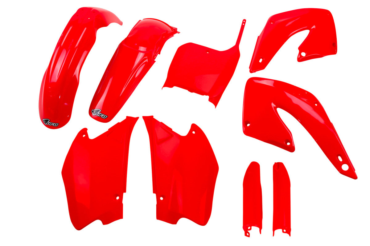 UFO Plastic Kit Honda CR 125 CR 250 2000 - 2001, All Red