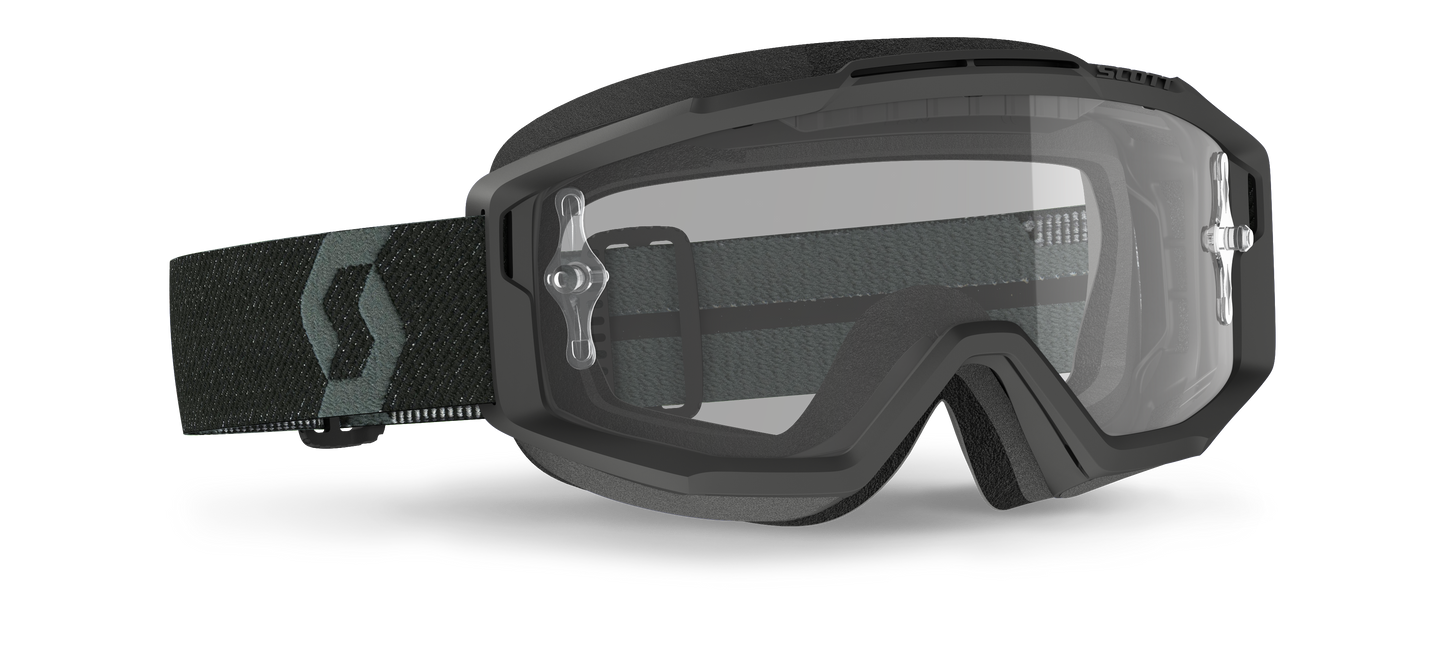 Scott Split OTG Goggles, Black / White – Clear Works Lens