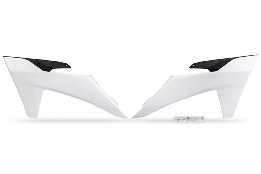 UFO Radiator Scoops KTM SX SXF 2023 – 2024 EXC EXCF 24, White