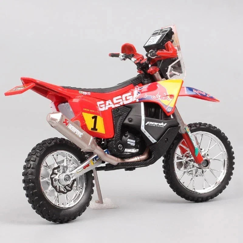 Burago Toy Models 1:18 DAKAR Red Bull Gas Gas RX 450 F