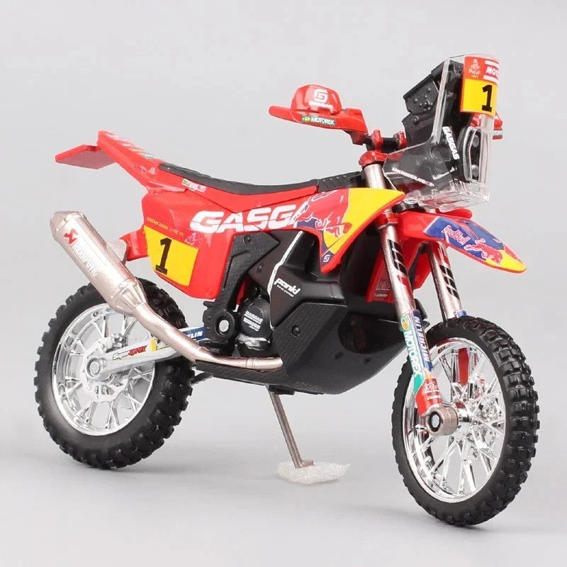 Burago Toy Models 1:18 DAKAR Red Bull Gas Gas RX 450 F