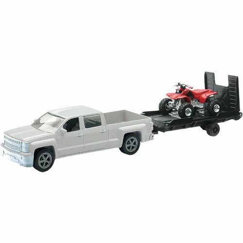 NEW RAY CHEVROLET SILVERADO PICK UP 1:43 SCALE with ATV