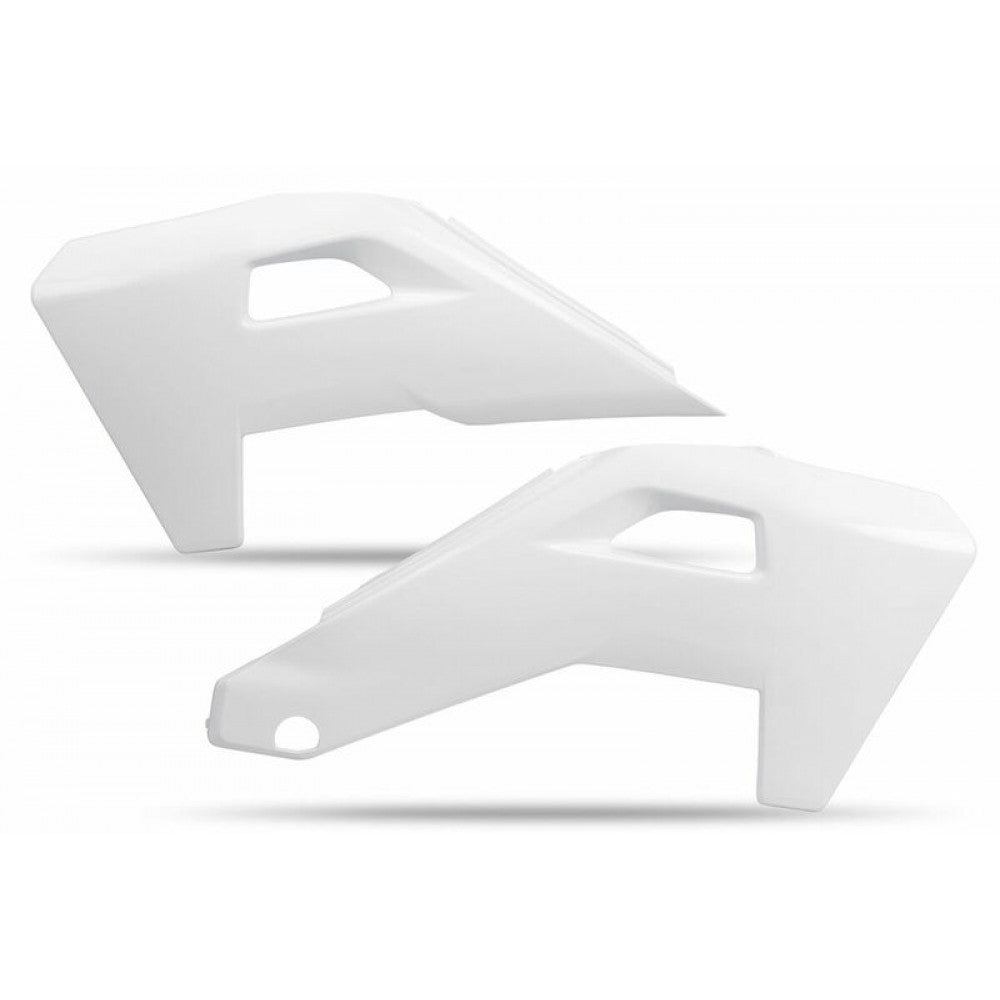 UFO Radiator Scoops Husqvarna TC FC 2025, White